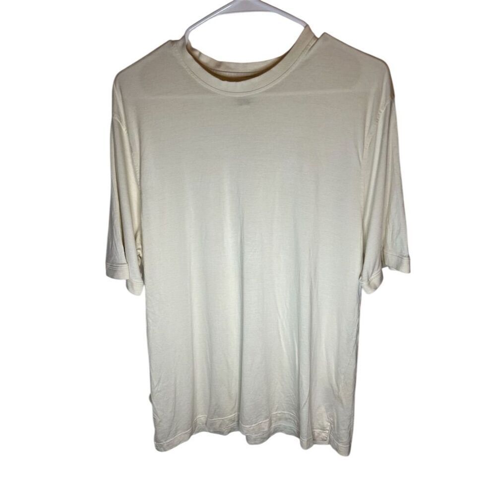 Island Republic Men's Beige Short Sleeve Crew Neck T-Shirt Size L